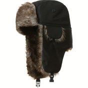Resim Kalın Astar ve Kürk Detaylı Unisex Kış Kayak Kulak Isıtıcısı - Sıcaklık ve Yalıtım Sağlar, Soğuk Hava Koşullarında Baş ve Yüz Korur, Tam Kapsama Kapüşon Tasarımı ile, Kayak, Kar Kaykısı ve Motosiklet Sürme için Uygun - Elde Yıkanabilir Kumaş Malzemelerden Yapılmıştır - Açık Hava Aktiviteleri ve Soğuk Koşullar için İdeal - Dayanıklı ve Rahat Uyum ile Ayarlanabilir Askılar, Yumuşak Peluş Astar [21 Açık Hava Eğlence Senaryosu için Uygun, Yürüyüş ve Seyahat dahil], Kış Peluş 
