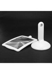 Resim Adet Taşınabilir Masaüstü 3x Büyüteç Led 180 Derece Dönebilen Masa Lambası Aydınlatma Büyüteç Okuma Büyüteç Okuma İçin 