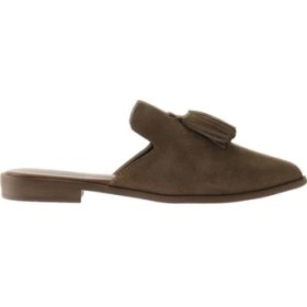 Resim Bueno Shoes Taba Süet Kadın Düz Terlik 01WN0111 01WN0111 