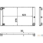 Resim BEHR Cr 766 000p 17117795138 Bmw Tüm Araçlar Su Radyatörü E65 / E66 / 7.30d / 7.45d 