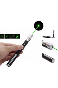 Resim harry 15 Km Menzilli AAA Pilli Tek Başlıklı Yeşil Lazer Pointer 2 Adet Pil Hediye 