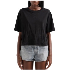 Resim Armani Kadın T-shirt Siyah 