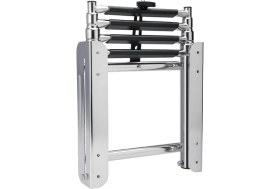 Resim Erol Teleskopik Merdiven 4 Basamaklı Platform Altı Kızaklı 254x1150 mm 