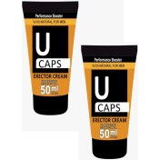 Resim U Caps Cream Erkeklere Özel Kaldırma ve Sertleştirme Kremi 50 ml x 2 Adet 