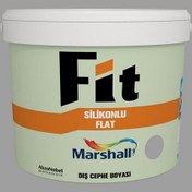Resim Marshall ON.00.58 15 Litre Fit Silikonlu Flat Dış Cephe Boyası (MARSHALL.5221966) 