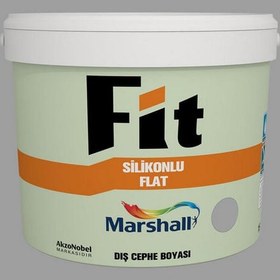 Resim Marshall ON.00.58 15 Litre Fit Silikonlu Flat Dış Cephe Boyası (MARSHALL.5221966) 