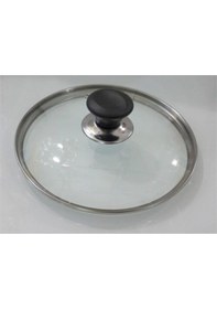 Resim Oyks Dogant Cam Kapak Tencere Kapağı 26 Cm 