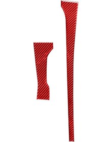 Resim 2 Adet / Takım Karbon Fiber Araba Merkezi Kontrol Dişli Trim Toyota Tundra 2014-2018 İçin Dekoratif Etiket, Sol Ve Sağ Sürücü Evrensel Kırmızı 1 Adet 