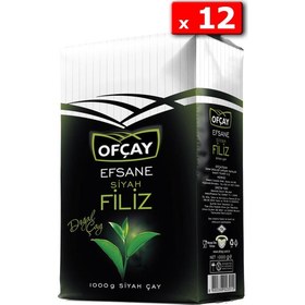 Resim Ofçay Efsane Filiz Çayı 1 kg x 12 Paket 