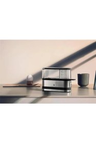 Resim AyrStore Kitchenminis Çelik 2'li Gümüş Yumurta Pişirme Makinesi 