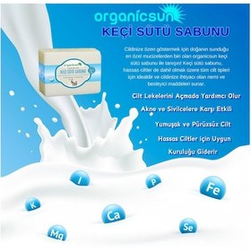 Resim Organicsun Doğal Keçi Sütü Sabunu 3 x 140 G 