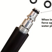 Resim 100-10 adet Yüksek Basınçlı Su Tabancası Temizleme Çıkışı O-ring Silikon Halka Siyah, Araba Yıkama Makinesi, Araba Güzellik Su Gu için 