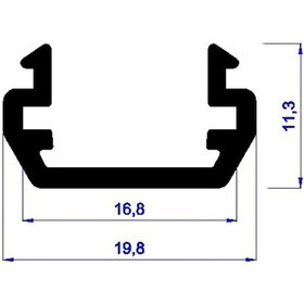 Resim Alüminyum Led Profili Kapakli 504213696 