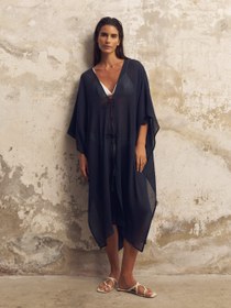 Resim Bodrum Ties Kaftan - Navy - Navy / One Size 