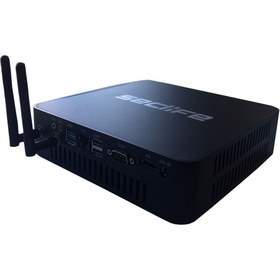 Resim Seclife MP-108 I3-2100 8GB 128GB SSD Dos Siyah Mini Pc 