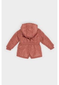 Resim Defacto Kapüşonlu Çıtçıtlı Mont Kız Bebek A2451a525aubr495 Bordo-br495 