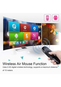 Resim 2.4g Kablosuz Air Mouse Mini Klavyeli Uzaktan Kumanda 