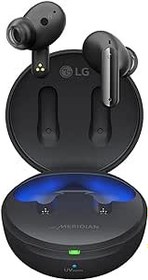 Resim LG Tone FP8 – Gerçek Kablosuz Kulaklık, Bluetooth 5.2 ile, Meridian Ses, Kablosuz Dönüştürücü, Aktif Gürültü Azaltma, UV Nano ile Kendinden Temizleme, IPX4, 3D Sound Stage, Siyah 