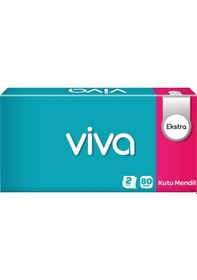 Resim Viva Kutu Mendil 80 Yaprak 4 Adet 