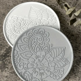 Resim 2 adet Mandala Tasarımlı Silikon Bardak Altlığı Kalıpları Epoksi Reçine için - Karmaşık Çiçek & Yaprak Desenleri, Kupa Matları, Kase Pedleri, Mumluklar için DIY El Sanatları Seti - Ev Dekoru için İdeal 