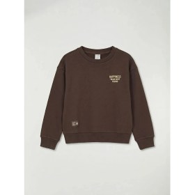 Resim LC Waikiki Lcw Kids Mürdüm Bisiklet Yaka Kız Çocuk Kalın Sweatshirt ve Eşofman Altı 