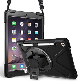 Resim Apple iPad Mini 4 (A1538-A1550) Heavy Defender Siyah Kılıf 