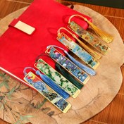Resim 6 adet Hollow Tasarım ve Uzun Püsküllü Vintage Tarzı Metal Çiçekli Kitap İşaretçileri, Kitap Severleri, Öğrenciler ve Ofis Arkadaşları İçin Mükemmel Yaratıcı Hediyeler. 
