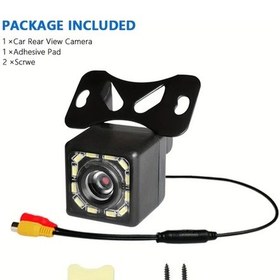 Resim Willowhaven Baıdeluo Gece Görüşlü Geniş Açılı Park Kamerası Kare On Iki Işıklı Evrensel Araç Montaj 