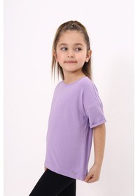 Resim Toontoy Kids Toontoy Kız Çocuk Tişört Lila 