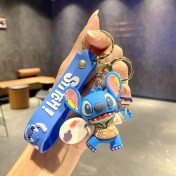 Resim OIMG Çizgi Film Animasyon Stitch Serisi Yumuşak Kauçuk Anahtarlık Bebek Çantası Kolye Anahtarlık Küçük Hediye (Yurt Dışından) 