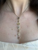 Resim Yedi Element Renkli Taş Y Kolye 