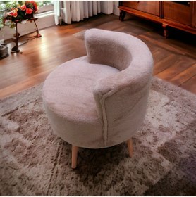 Resim T.ipekli Berjer puf koltuk çay seti makyaj masası sandalye çocuk pufu 