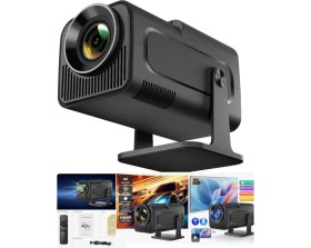 Resim Yüksek Parlaklık 4K 1080P Android 12 HDMI Bluetooth Kablosuz Projeksiyon Cihazı 