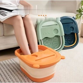 Resim bluvex Ayak bakım leğeni pedikür leğeni evde ayak bakımı pratik ayak bakım ürünü ayak sağlığı ayak detoksu 