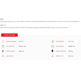 Resim Emes ED01 Vkp 125 Dönerli Teker Ağır Tip 
