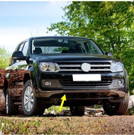 Resim Vw Amarok 2010-12 Ön Tampon Sağ Alt Çeki Demiri Kapağı 2h7807155 
