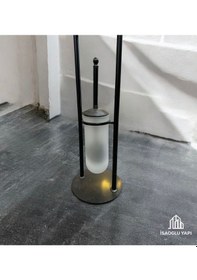 Resim İsaoğlu Yapı Siyah Ayaklı Tuvalet Kağıtlığı Ve Klozet Fırçası Seti Komple Pirinç Materyal Siyah Set Siyah 