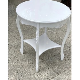 Resim Bengi Ticaret Fiskos 4AYAK El Oyma Model Parlak Ihlamur Ağacı Ayak Parlak Beyaz Mdf Tabla Kutu Sevk El Yapım 