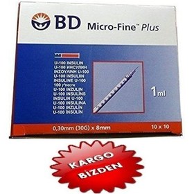 Resim Bd Micro-Fine 1Ml 100 Adet Enjektör 