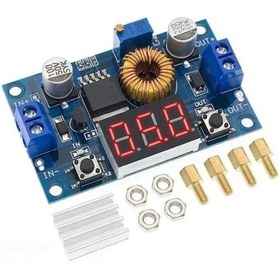 Resim XL4015 Dijital Ekranlı DC-DC Ayarlanabilir Gerilim Düşürücü - Voltmetre 