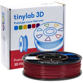 Resim tinylab 3d 1.75 mm Bordo PLA Filament 