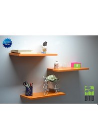 Resim 3 Lü Set Renkli Raf 90 Cm 