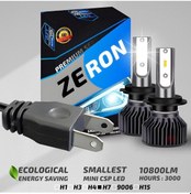 Resim Xenon H7 Led Araba Far Ampül Xenon Led Şimşek Etkili Premium Seri Mini Kasa 