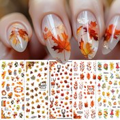 Resim 5 adet Sonbahar Yaprakları Akçaağaç Yaprakları Geyik Tırnak Sticker - Sonbahar, Hayvan Baskı, Elmas ve Yumuşak Tasarım, Kadın Kendinden Yapışkan Tırnak Sticker, 3D Bitiş, Fransız, Karikatür ve Nokta Teması, Kolay Uygulama Tırnak Dekorasyonu, DIY, Tatil Hediyesi, Parti, Şenlikli Tırnaklar, Mevsimlik Tırnaklar, Fransız Manikür, Dayanıklı Stickerler, Yüksek Kaliteli Çıkartmalar, Dekoratif Tırnaklar, Moda Severler, DIY Tutkunları, Güzellik Blogcuları, Hediye Fikirleri, DIY Tutkun, Moda Aksesuarı 
