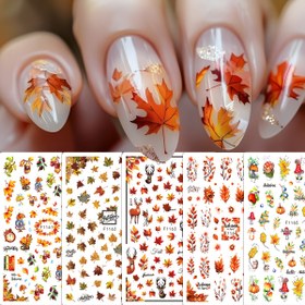 Resim 5 adet Sonbahar Yaprakları Akçaağaç Yaprakları Geyik Tırnak Sticker - Sonbahar, Hayvan Baskı, Elmas ve Yumuşak Tasarım, Kadın Kendinden Yapışkan Tırnak Sticker, 3D Bitiş, Fransız, Karikatür ve Nokta Teması, Kolay Uygulama Tırnak Dekorasyonu, DIY, Tatil Hediyesi, Parti, Şenlikli Tırnaklar, Mevsimlik Tırnaklar, Fransız Manikür, Dayanıklı Stickerler, Yüksek Kaliteli Çıkartmalar, Dekoratif Tırnaklar, Moda Severler, DIY Tutkunları, Güzellik Blogcuları, Hediye Fikirleri, DIY Tutkun, Moda Aksesuarı 