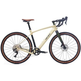 Resim Carraro Gravel G6 Pro Karbon- 28 Jant 22'' 55cm ( L - Xl ) Kadro 11 Vites Gravel Bisiklet - Mat Yeşil / Siyah Haki 