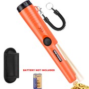 Resim 1pc Su Geçirmez El Cihazı Metal Dedektörü Pinpointer, 360° Yüksek Hassasiyet, 8.89cm Derinlik, LED Işık, Titreşim, Buzzer, Otomatik Ayarlama, Hazine Avcılığı ve Toprağı Kazma için Taşınabilir - Batarya Dahil Değil 