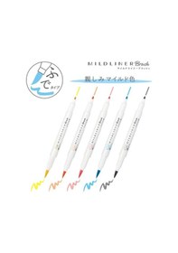 Resim Zebra Mildliner Brush Pen Çift Uçlu Fosforlu Kalem N-5c-n Diğer 