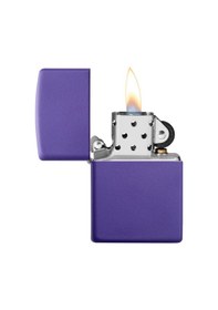 Resim Ehediye Zippo Çakmak Mor Reg Purple Matte 237-078686 