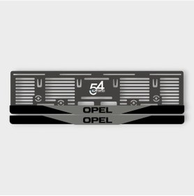 Resim Opel Uyumlu 3d Kabartmalı Pleksi Araba Plakalığı -2 
